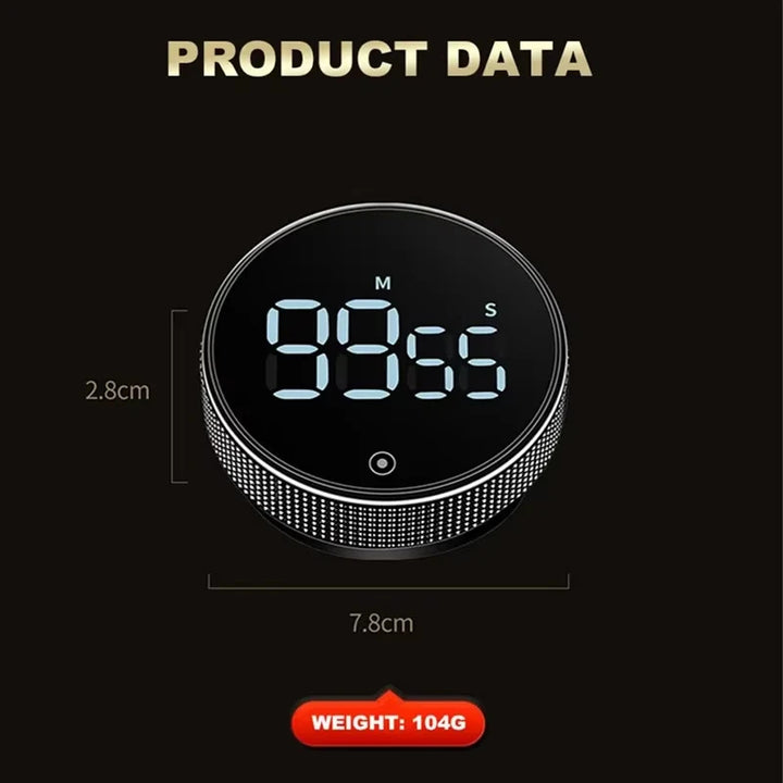 Magnetic Kitchen Timer Digital Timer Manual Countdown Rotary Timer Mechanical Cooking Timer Cooking Shower Stopwatch