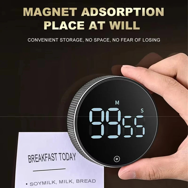 Magnetic Kitchen Timer Digital Timer Manual Countdown Rotary Timer Mechanical Cooking Timer Cooking Shower Stopwatch