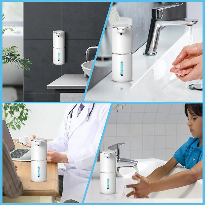 NEW Automatic Soap Dispenser Touchless Foaming Soap Dispenser 380ml USB Rechargeable Electric 4 Level Adjustable For Home